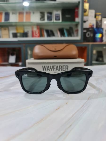 Rayban Meta Wayfarer (S50) Gen 2 Shiny  Black/G15 Green RW4012 Hover